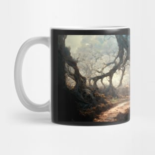 Down the Rabbit Hole Forest Landscape Mug